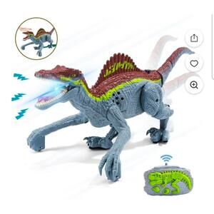 Dinosaur World 2.4g Battery Remote Controlled Dino w/ Lights Sound Walking